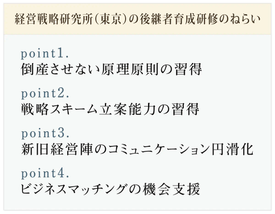 コンサルティング - 人材・後継者育成
